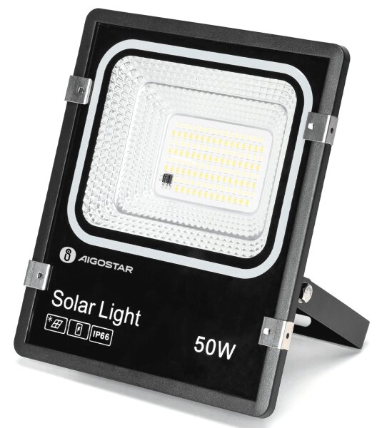 Aigostar -LED соларен прожектор LED/50W/3,2V 1200mAh 3000K/4000K/6500K IP66 + с дистанционно управление