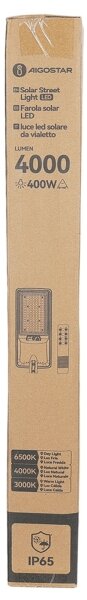 Aigostar - LED соларна улична лампа със сензор LED/300W/3,2V 3600mAh + дистанционно управление
