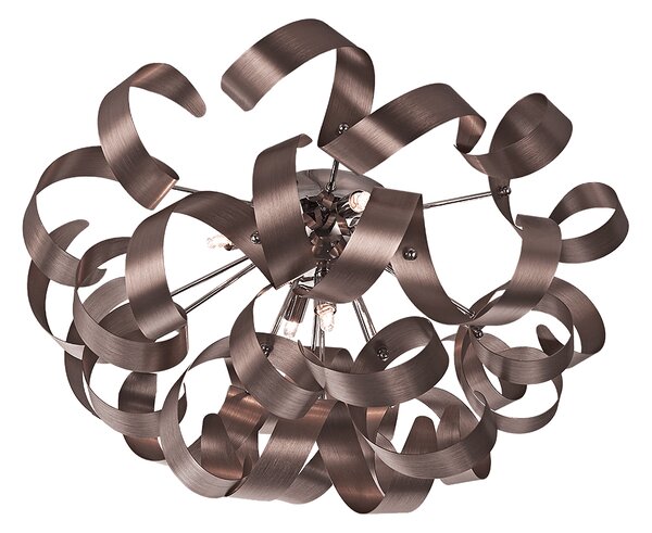 Плафон RIBBON, кафяв, 5xG9