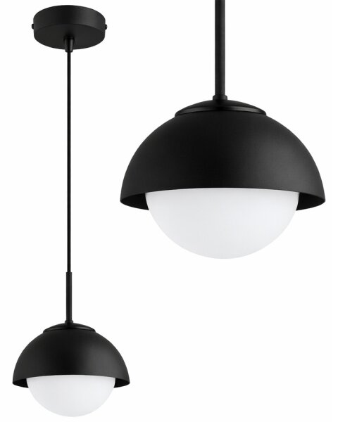 BRILAGI - Полилей на кабел COSMO 1xE27/60W/230V pr. 18 см черен