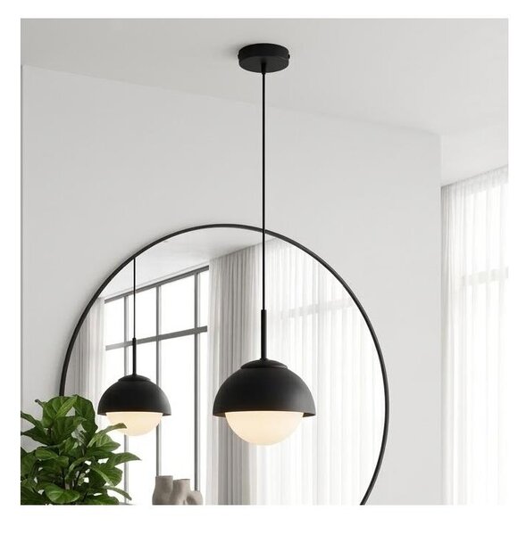 BRILAGI - Полилей на кабел COSMO 1xE27/60W/230V pr. 18 см черен