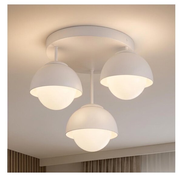 BRILAGI - Плафонен полилей COSMO 3xE27/60W/230V бял/златен