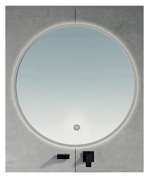 BRILAGI - LED огледало за баня VENA SILVER LED/19W/230V pr. 60 cm IP44 димируемо + CCT