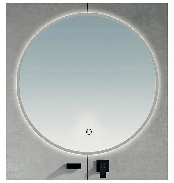 BRILAGI - LED Огледало за баня VENA SILVER LED/26W/230V Ø 80 см IP44 димируемо + CCT