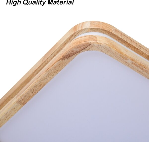 Brilagi - димируемо LED осветително тяло MOLINA SQUARE LED/48W/230V дъб 40x40 см + дистанционно управление