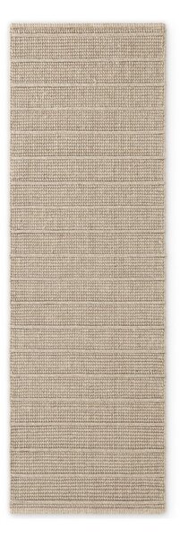 Бежова ръчно изработена вълнена пътека 80x250 cm Camden Parker – Ted Baker