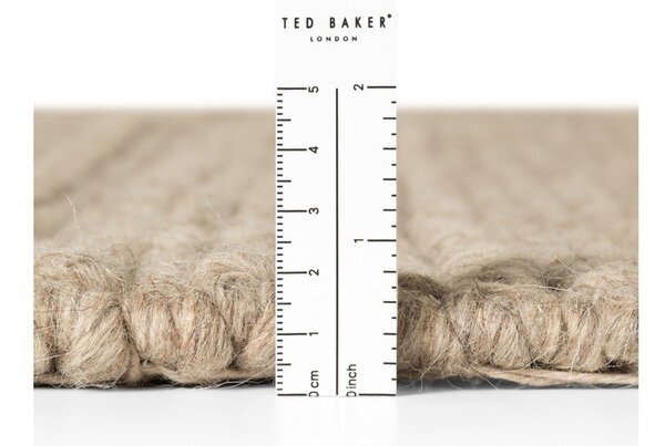 Бежов ръчно изработен вълнен килим 80x150 cm Camden Parker – Ted Baker