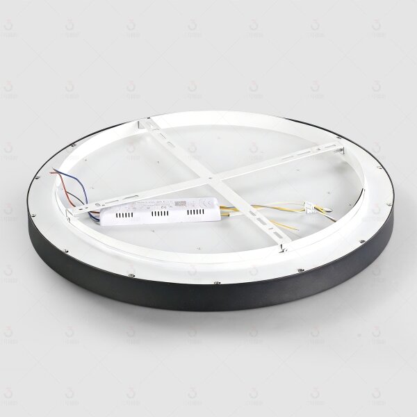 Brilagi - LED димируемо осветително тяло GLASS POOL DOUBLE LED/60W/230V 50 cm черно + дистанционно управление