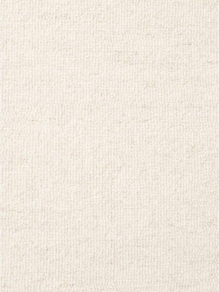 Кремав ръчно изработен вълнен кръгъл килим ø 160 cm Puristic Knots – Elle Decoration