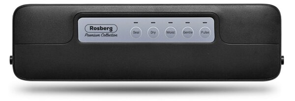Уред за вакуумиране Rosberg Premium RP51987D, 110 W, 65 kPa, Вакуум на кутии, Ширина 30 см, Черен