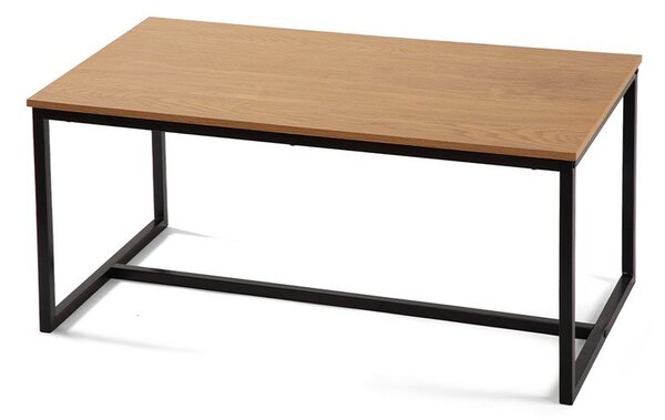 Масичка за кафе от декор от дъб в естествен цвят 47x90 cm Norden – Bonami Essentials