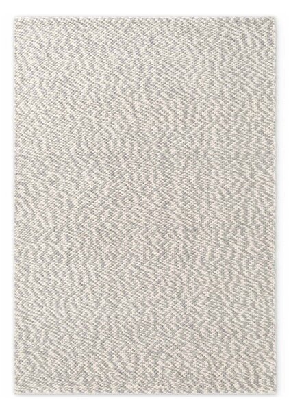 Светлосив/кремав ръчно изработен вълнен килим 140x200 cm Lyon Beans – Elle Decoration