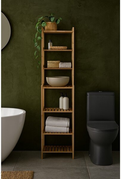 Бамбуков рафт за баня в естествен цвят 40x154 cm Skaren – Bonami Essentials