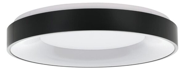 Eglo 55802 - LED димируемо таванно осветително тяло 4xLED/8,1W/230V Ø 48 см черно + дистанционно управление