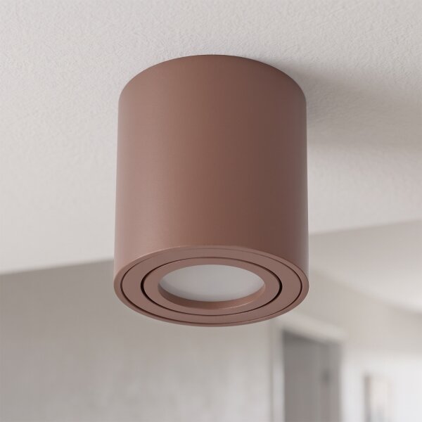 BRILAGI - Точково осветително тяло MIA 1xGU10/30W/230V 84x80 mm кафяво