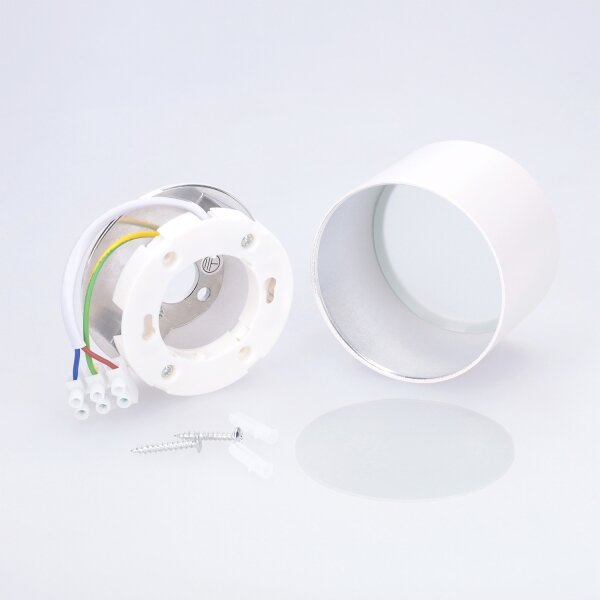 BRILAGI - Точково осветително тяло за баня SMOOTH 1xGX53/15W/230V 60x82 mm бяло IP54