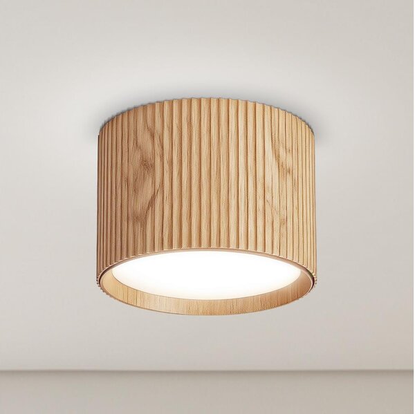 BRILAGI - Точково осветително тяло STRIPY 1xGX53/15W/230V 60x82 mm дъбов декор