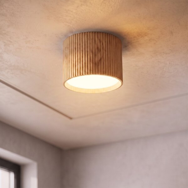 BRILAGI - Точково осветително тяло STRIPY 1xGX53/15W/230V 60x82 mm дъбов декор
