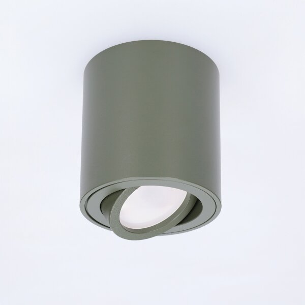 BRILAGI - Точково осветително тяло MIA 1xGU10/30W/230V 84x80 mm тъмно зелено