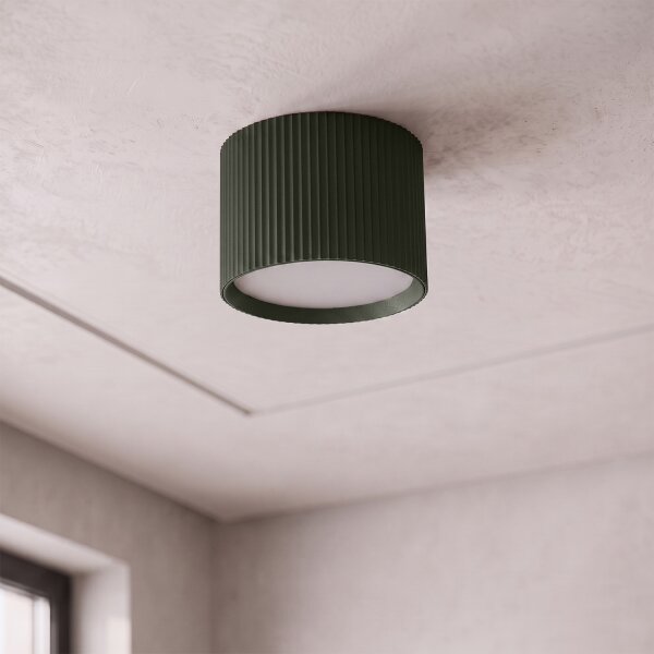 BRILAGI - Точково осветително тяло STRIPY 1xGX53/15W/230V 60x82 mm тъмнозелено
