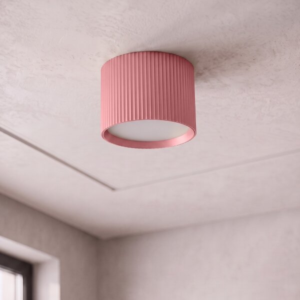 BRILAGI - Точково осветително тяло STRIPY 1xGX53/15W/230V 60x82 mm розово