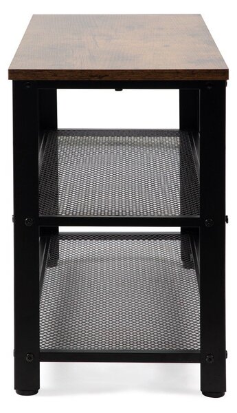 Черна стоманена стойка за обувки 80x45x30 cm Arne – Bonami Essentials