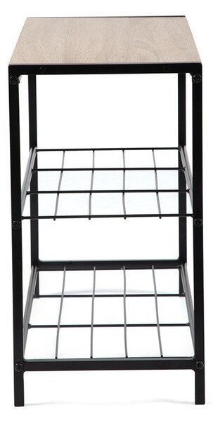 Черна стоманена стойка за обувки 63x44x30 cm Asten – Bonami Essentials