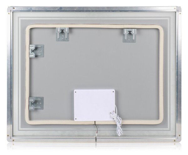 Стенно огледало със светлина 90x70 cm Zenith – Bonami Essentials