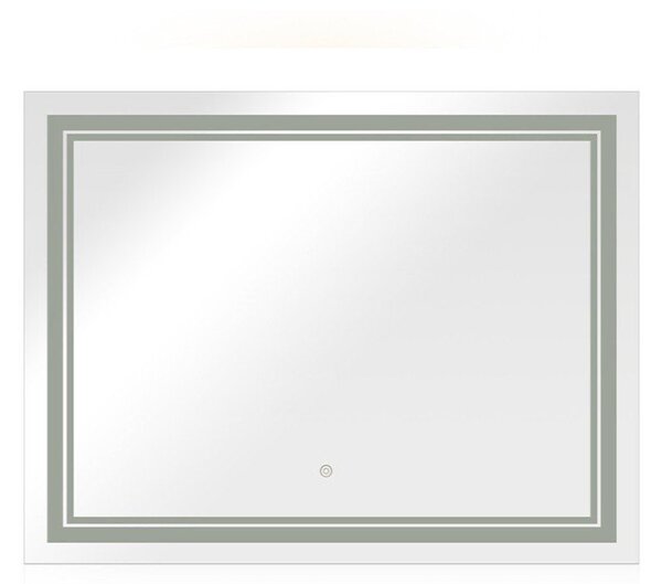 Стенно огледало със светлина 90x70 cm Zenith – Bonami Essentials
