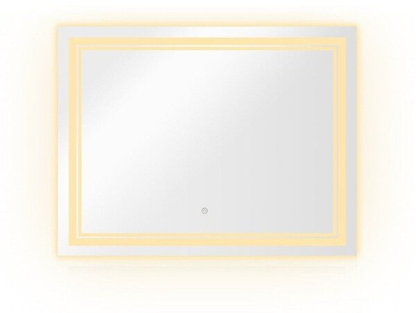 Стенно огледало със светлина 90x70 cm Zenith – Bonami Essentials