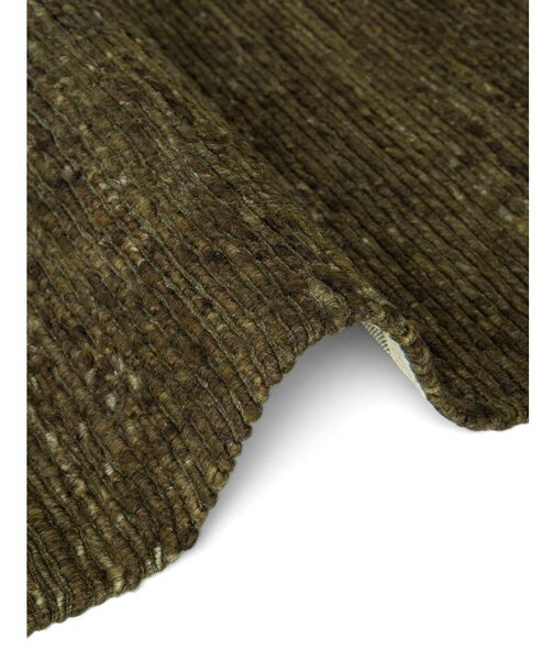 Тъмнозелен ръчно изработен вълнен килим 120x170 cm Bexley Woolwich – Ted Baker