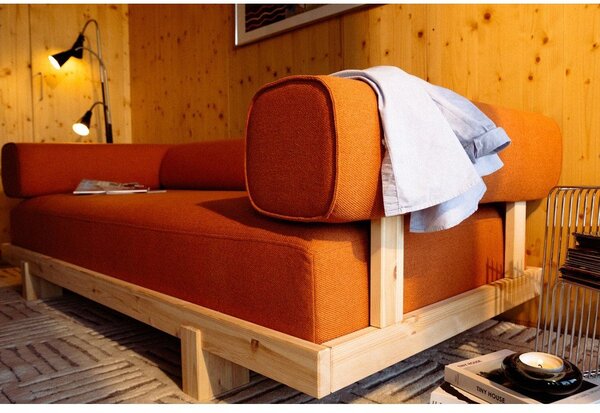 Оранжев диван 214 cm Stay – Karup