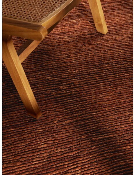 Кафяв ръчно изработен вълнен килим 80x150 cm Bexley Woolwich – Ted Baker