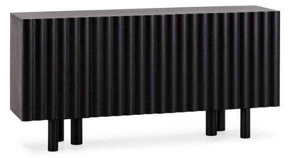 Черен скрин от масивно манго 160x80x40 cm Tamira – MOME
