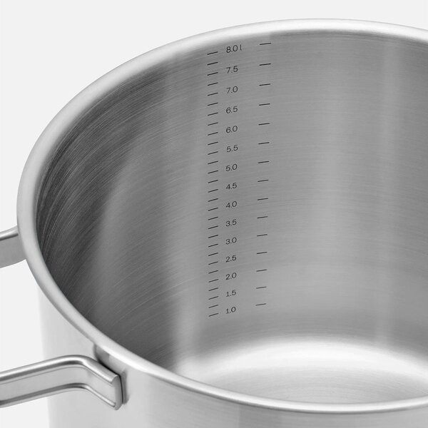 Гърне от неръждаема стомана с капак 8 l Lucca 4.0 – FABINI