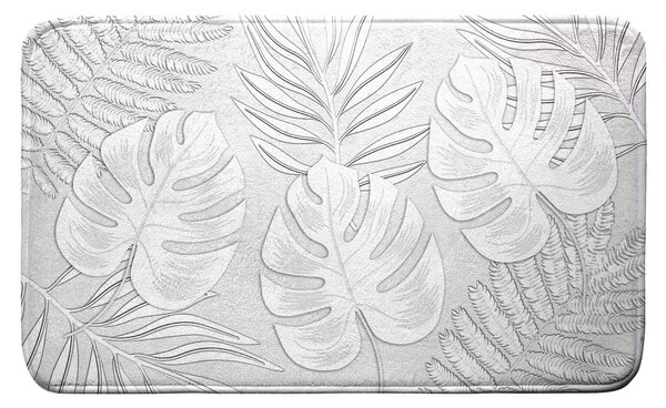 Светлосив килим за баня 45x75 cm Amber – douceur d'intérieur