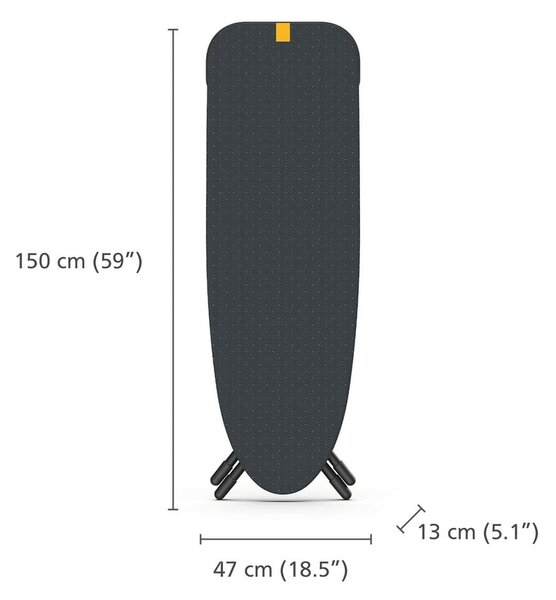 Дъска за гладене 135x45 cm Glide Max Plus – Joseph Joseph