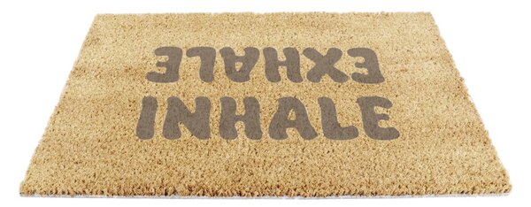 Изтривалка от кокосови влакна 60x90 cm Inhale Exhale – Artsy Doormats