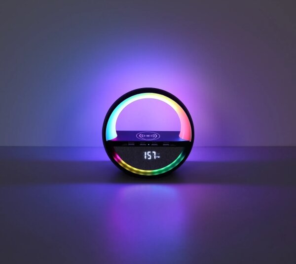 Globo 39907S -LED RGBW Dot презареждаема настолна лампа с високоговорител SOUNDRA LED/3,5W/5V 1800 mAh