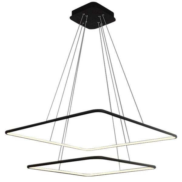 LED Полилей на верижка NIX LED/50W/230V черна