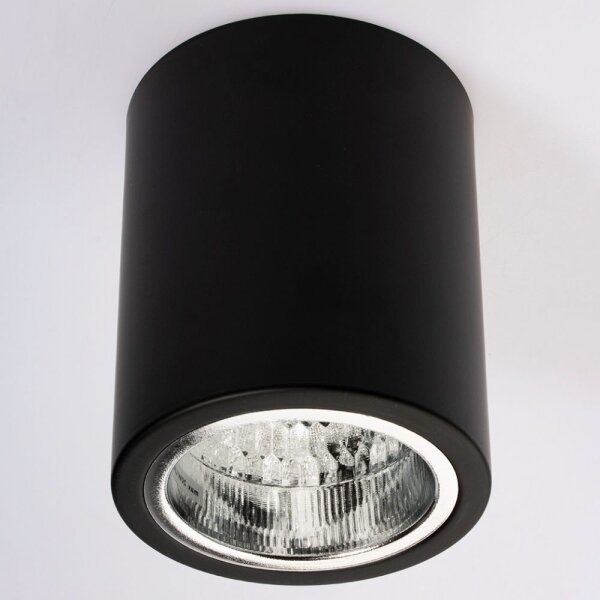 LED таванно осветително тяло JUPITER 1xE27/6W/230V 120x98 мм черно