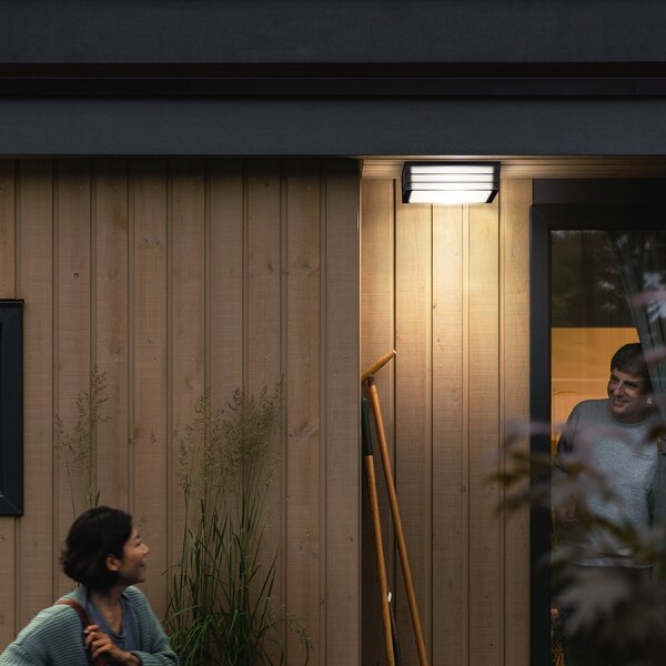 Philips 17350/93/PN - Екстериорна лампа MYGARDEN MOONSHINE 2xE27/14W IP44