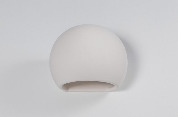 Стенна лампа GLOBE 1xE27/60W/230V бяла