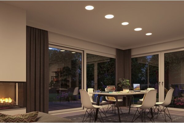 Paulmann 92392 - LED/17,5W IP44 Плафон за вграждане в баня VARIFIT 230V