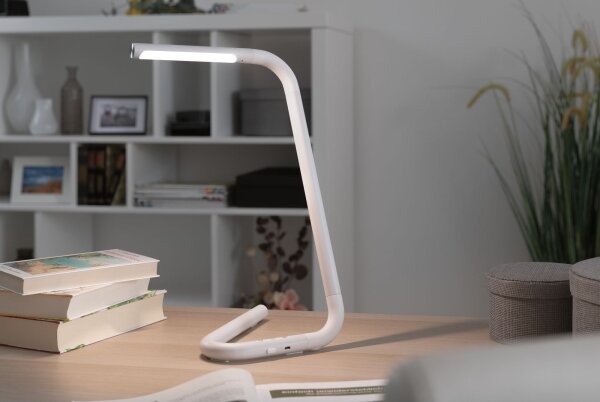 Paulmann 95423 - LED 4,5W регулируема настолна лампа FLEXLINK 5V/USB бяла