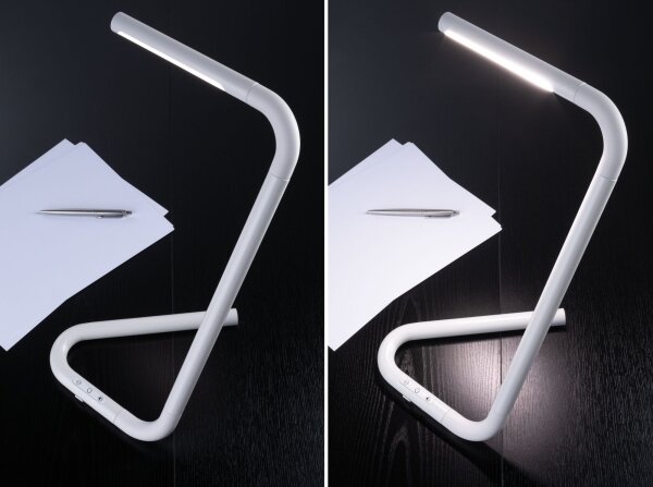 Paulmann 95423 - LED 4,5W регулируема настолна лампа FLEXLINK 5V/USB бяла