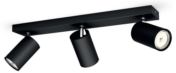 Philips 50593/30/PN - Точково осветително тяло MYLIVING KOSIPO 3xGU10/5,5W/230V