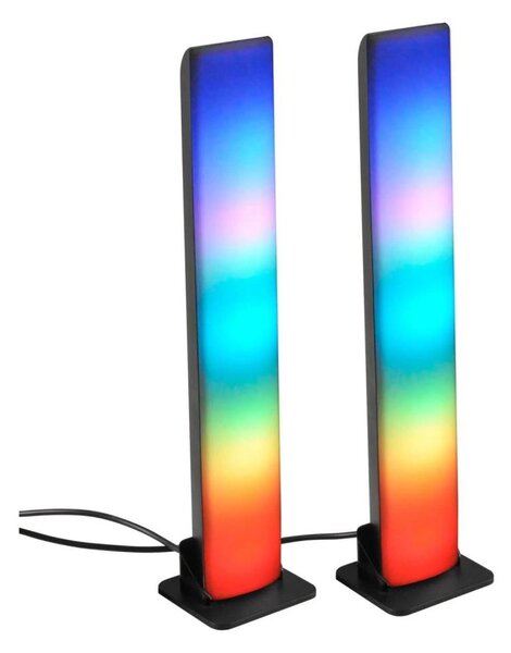 К-кт 2x LED RGB Димируема настолна лампа LED/5W/5V + дистанционно управление