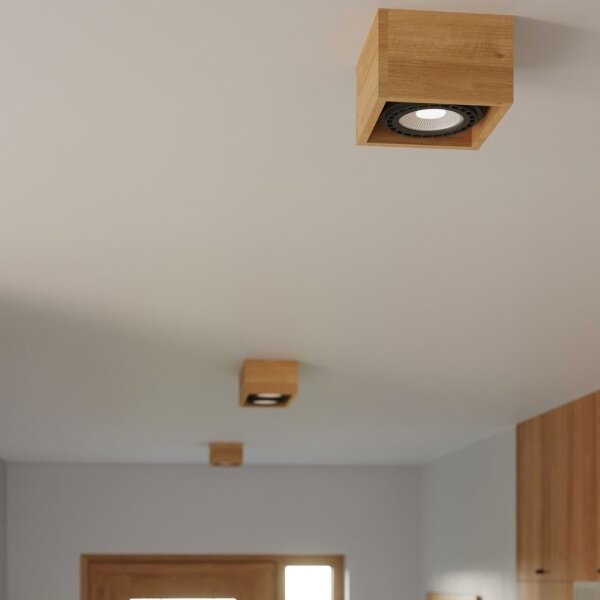 Sollux SL.0916 - Плафон QUATRO 2xGU10/40W/230V бук