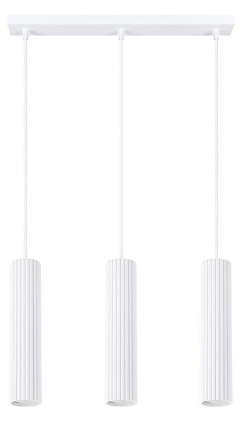Sollux SL.1537 - Пендел KARBON 3xGU10/10W/230V бял